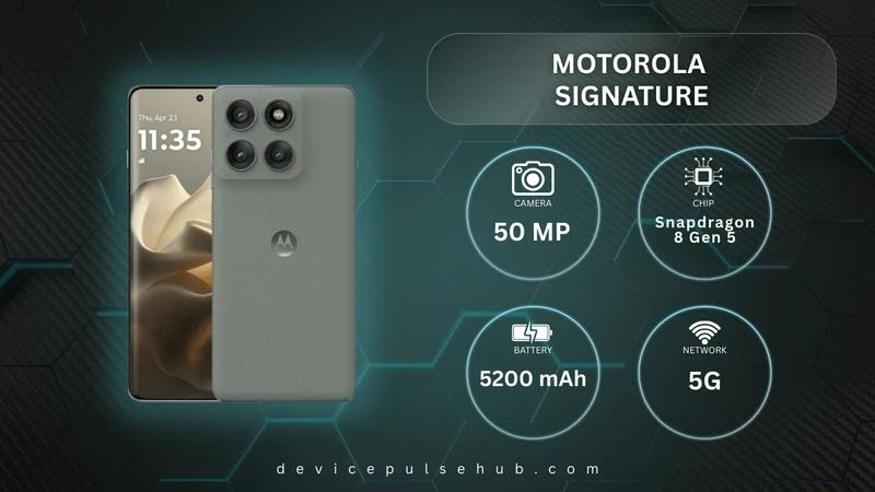 Motorola Signature smartphone